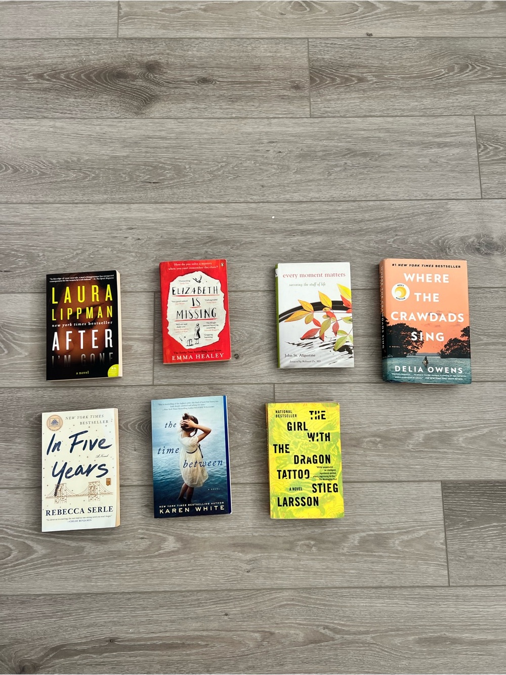 7-Book Paperback and Hardcover Fiction Lot: Where the Crawdads Sing + More